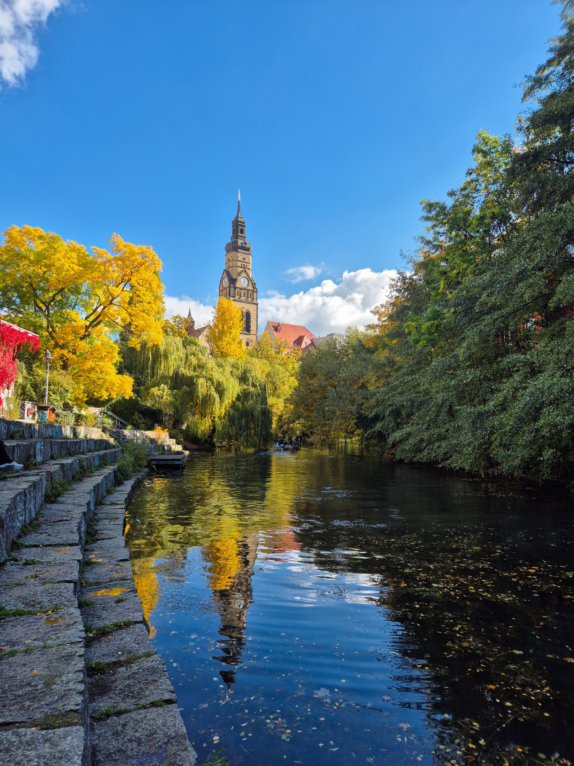 Karl-Heine-Kanal Leipzig im Herbst